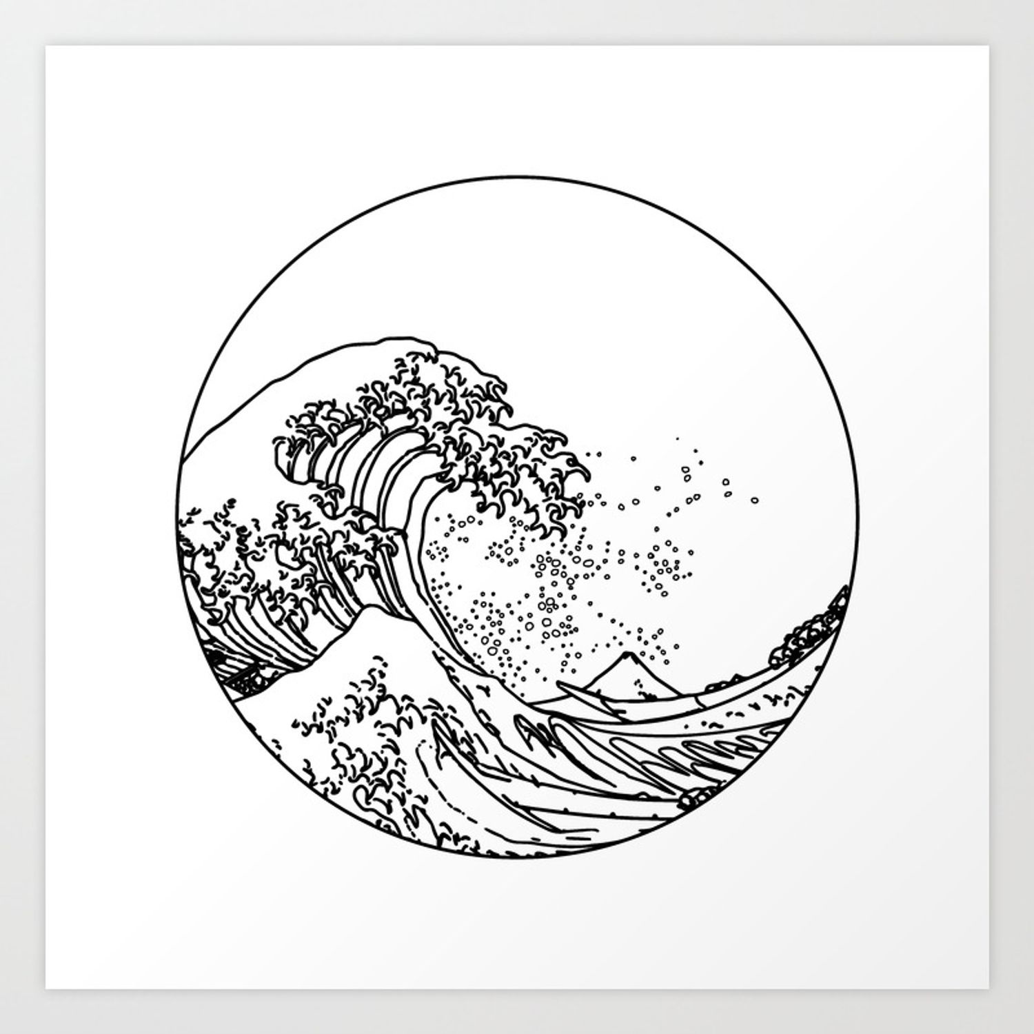 The Great Minimal Wave Art Print