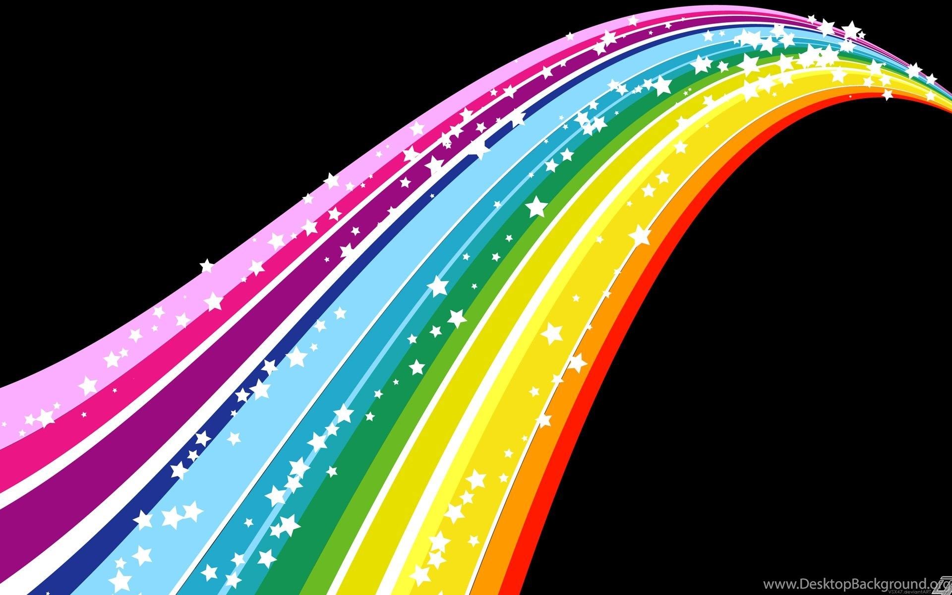 Retro Rainbow, Colorful, Stars, 1920x1200 HD Wallpaper And FREE. Desktop Background