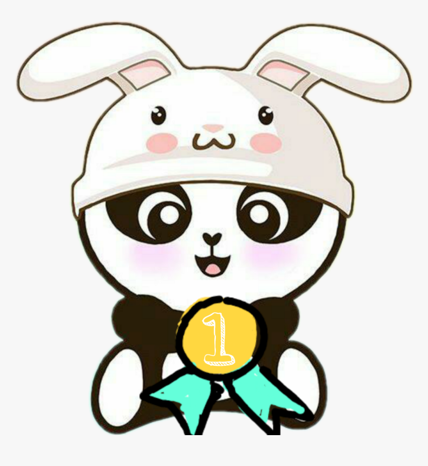panda #medals #sweet Cute Panda Background, HD Png Download