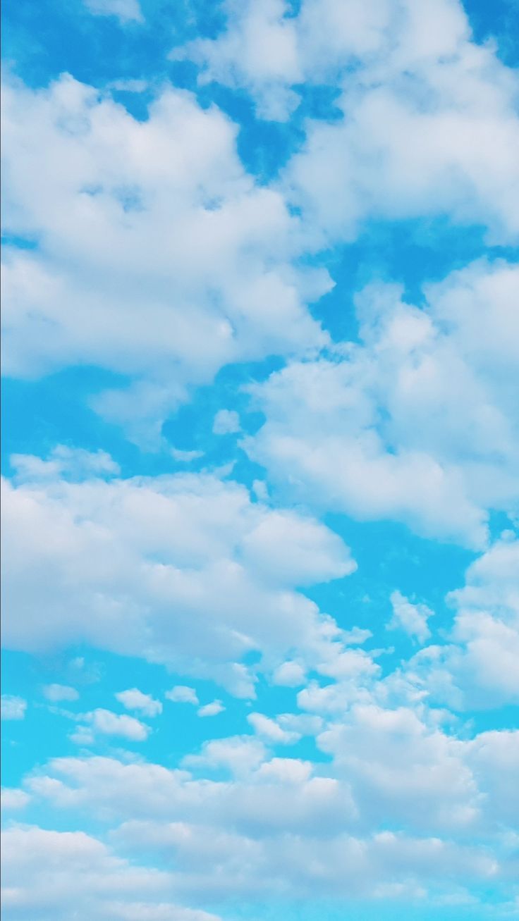 Sky Blue. Blue sky wallpaper, Clouds wallpaper iphone, Sky aesthetic