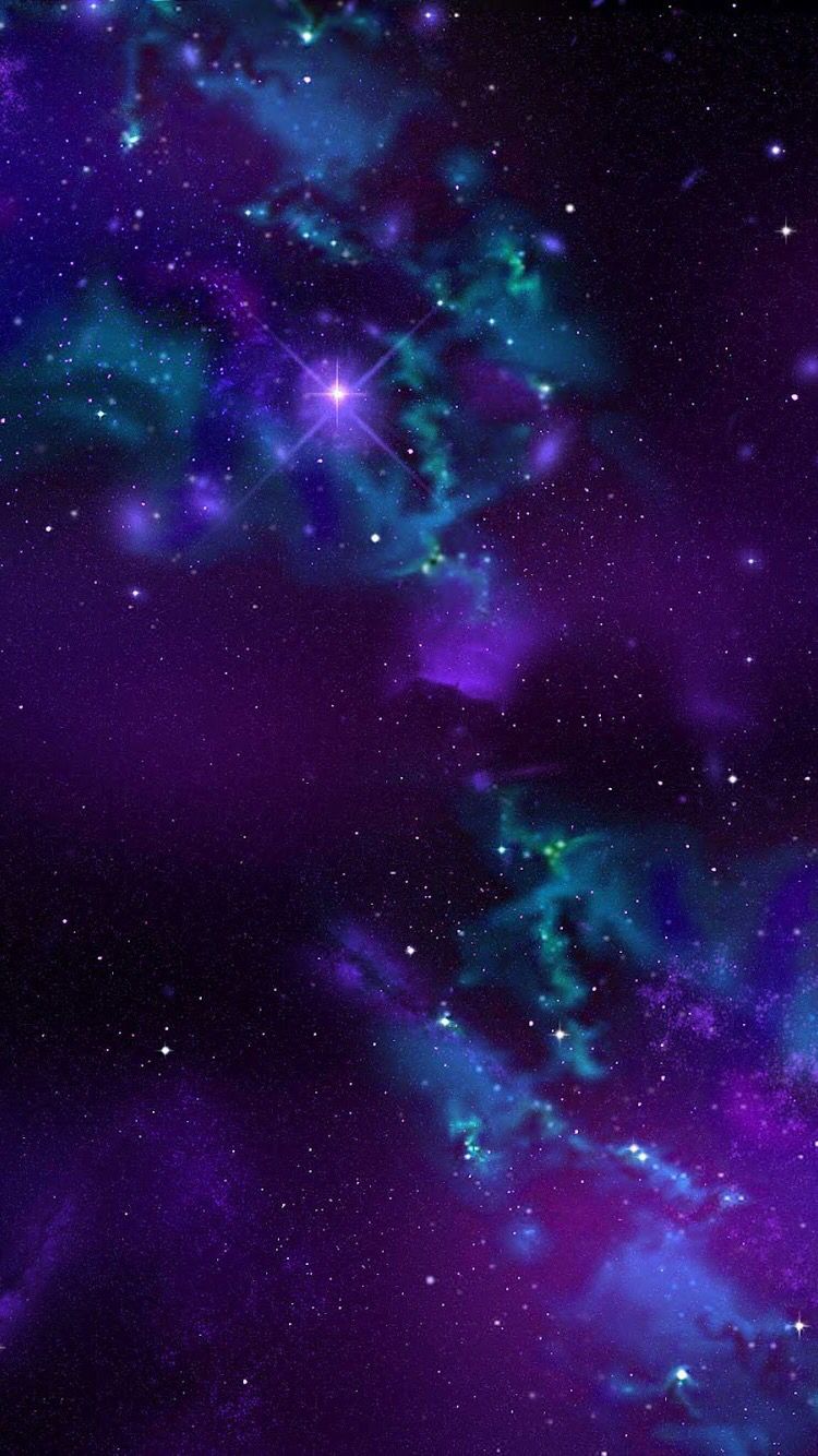 Purple stars ⭐️. Galaxy wallpaper, iPhone background wallpaper, Purple galaxy wallpaper