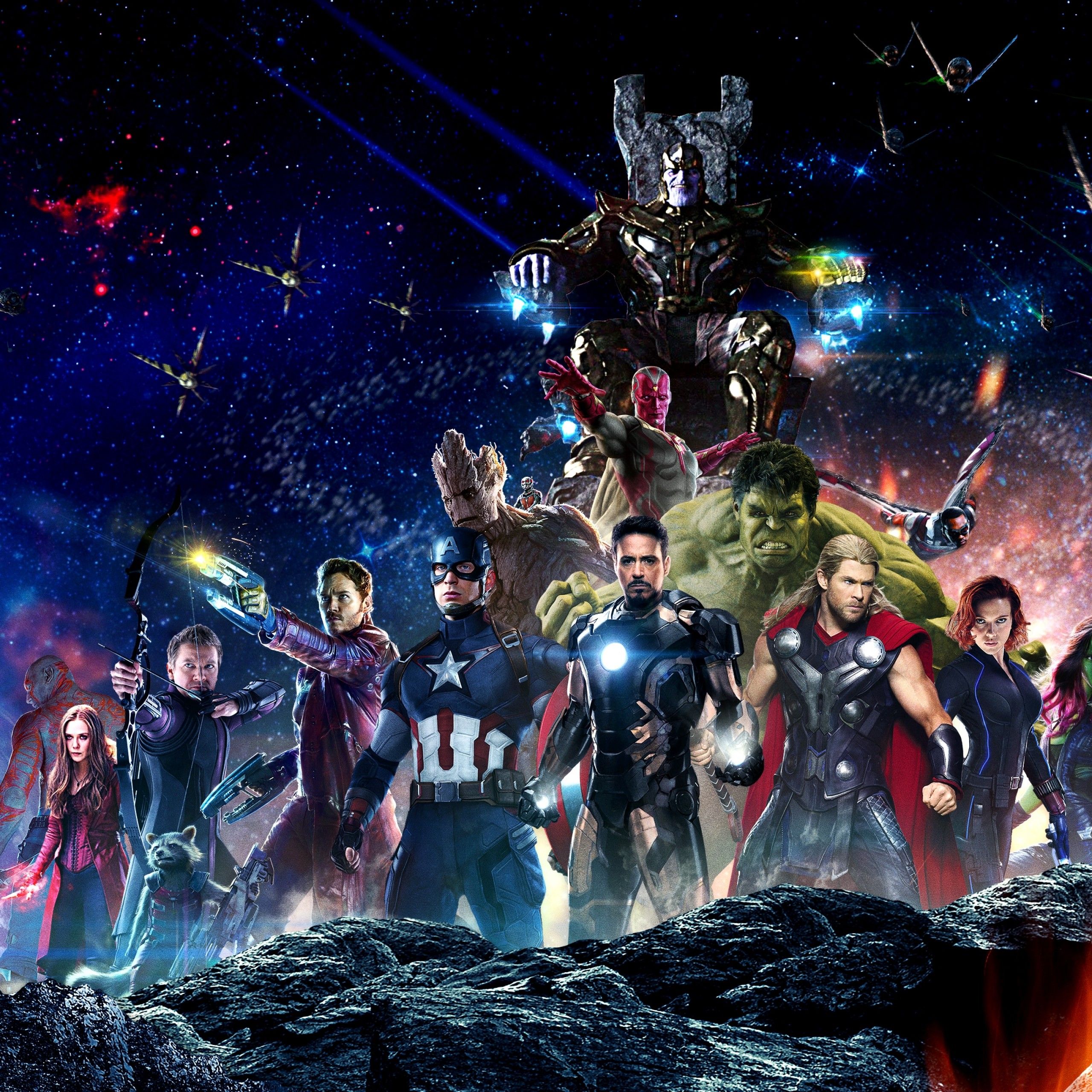 Wallpaper Avengers: Infinity War, Captain America, Iron Man, Thor, Hulk, Movies,. Wallpaper for iPhone, Android, Mobile and Desktop