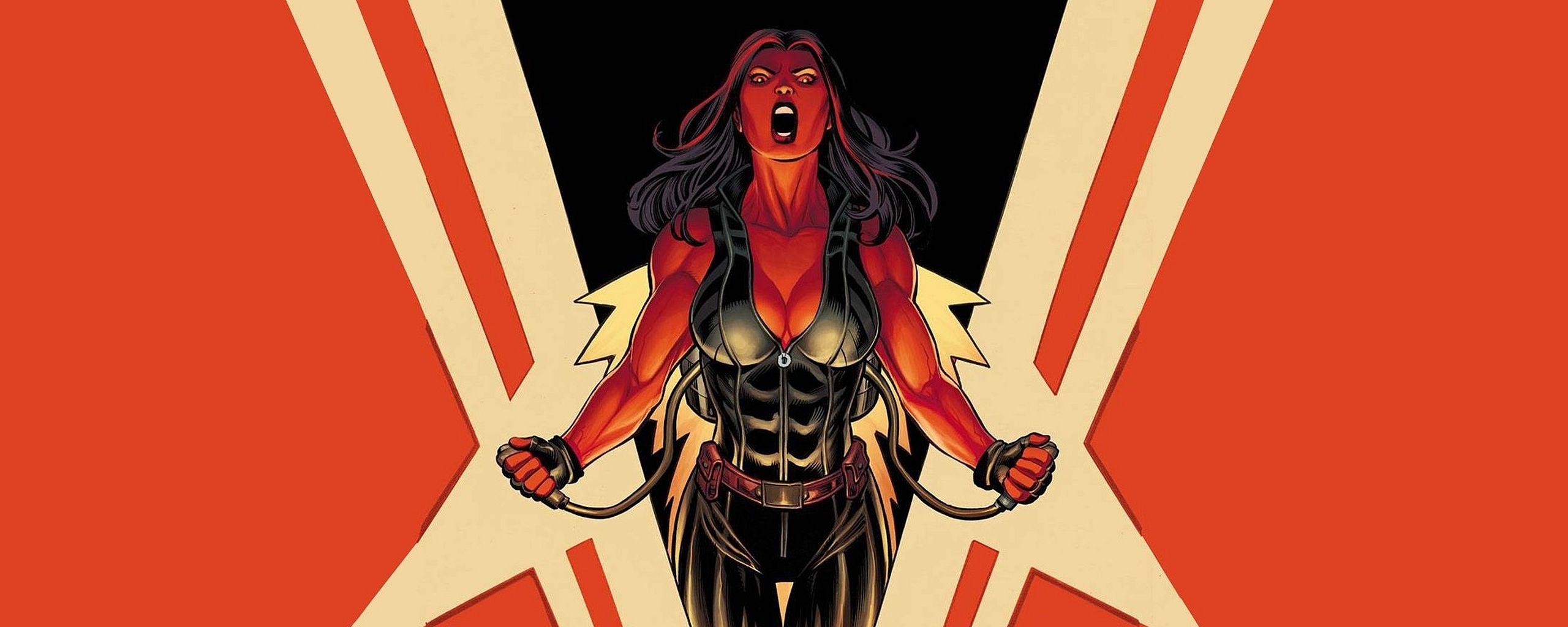 Marvel Red She Hulk 2560x1024 Resolution Wallpaper, HD Superheroes 4K Wallpaper, Image, Photo And Background