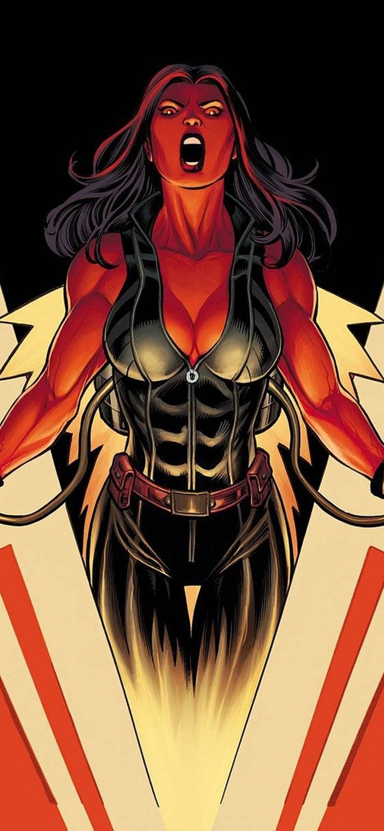 Marvel Red She Hulk IPhone XS MAX Wallpaper, HD Superheroes 4K Wallpaper, Image, Photo And Background