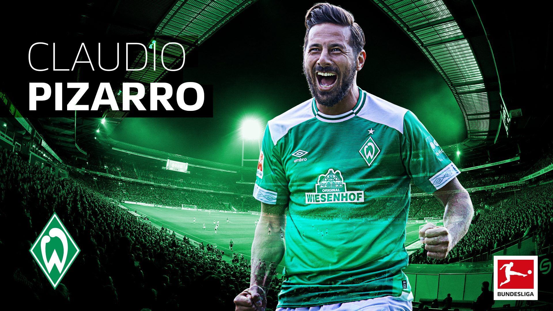 Bundesliga. Claudio Pizarro extends Werder Bremen contract