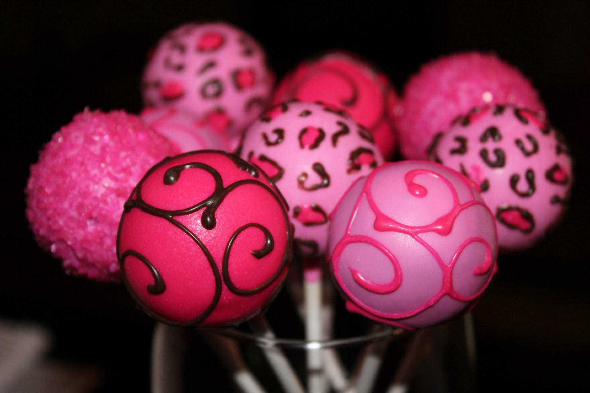 HD Cake Pops Background Wallpaper