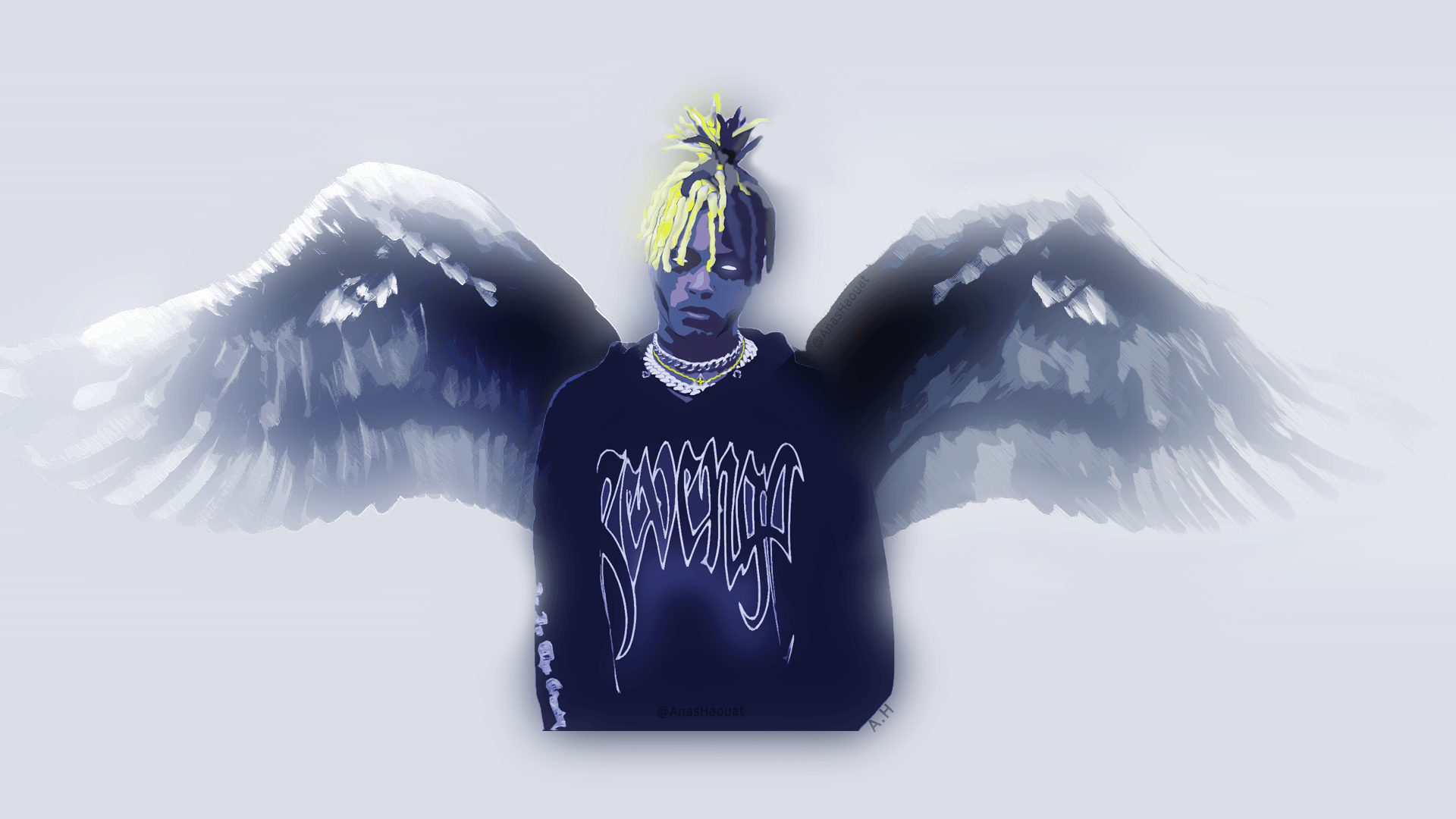 Xxxtentacion with Wings Wallpapers on WallpaperDog.