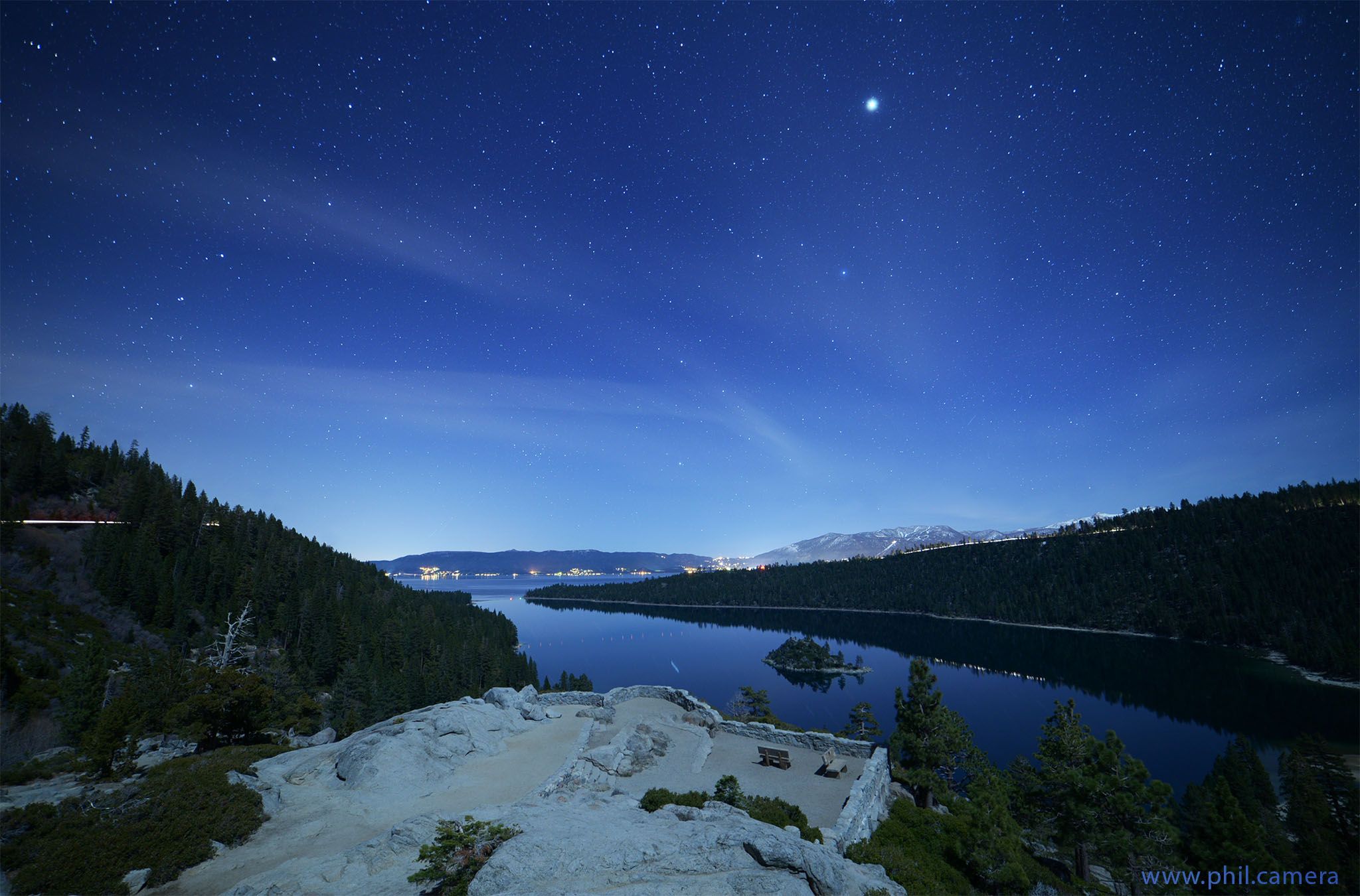 Moonlight Patio Emerald Bay, Lake Tahoe.