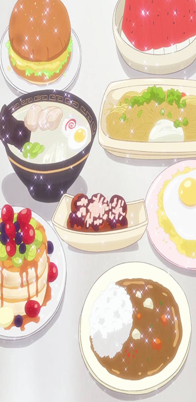 Anime food ramen wallpaper