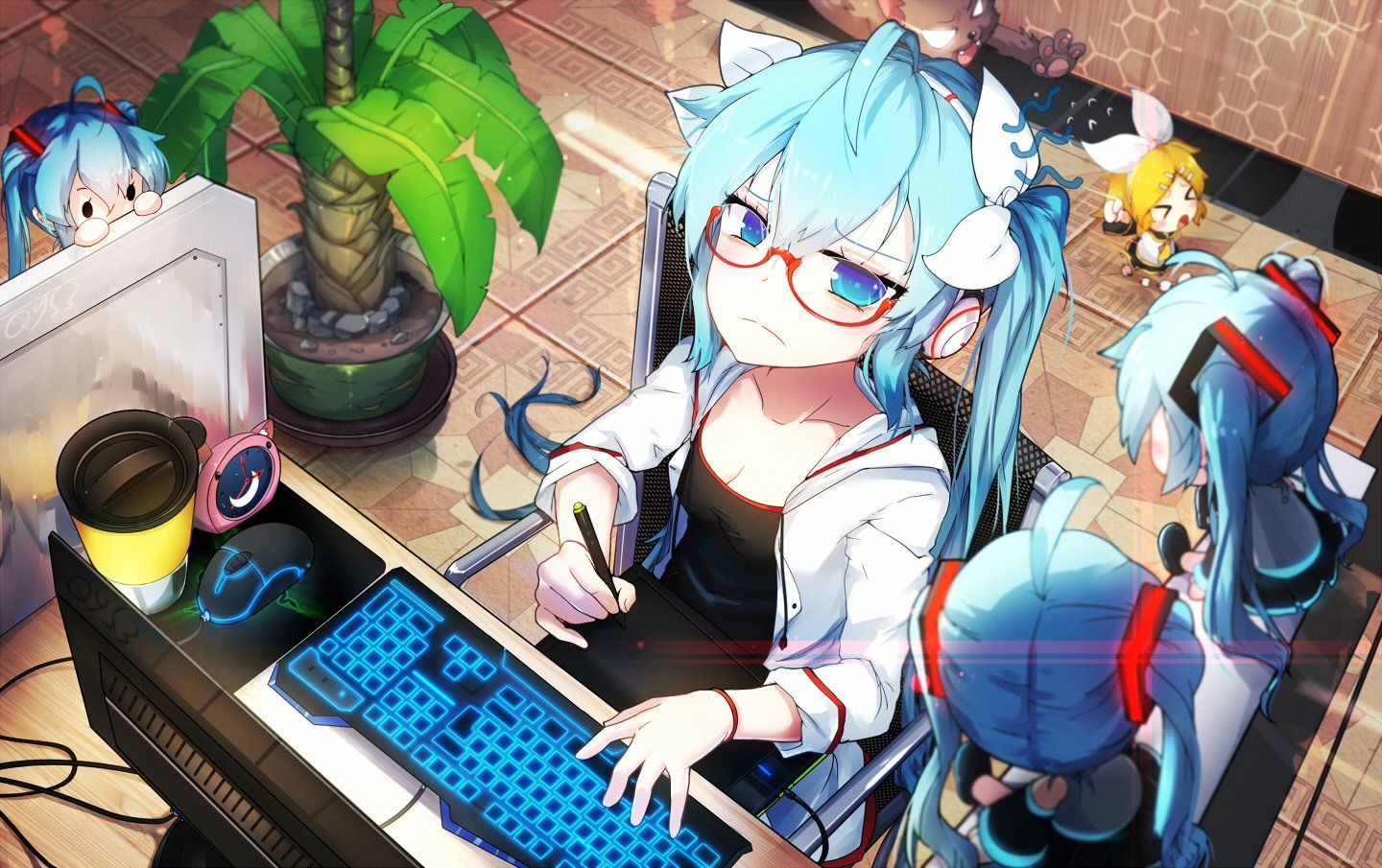 Anime Girl Computer Wallpaper Hd[1] Para Dos