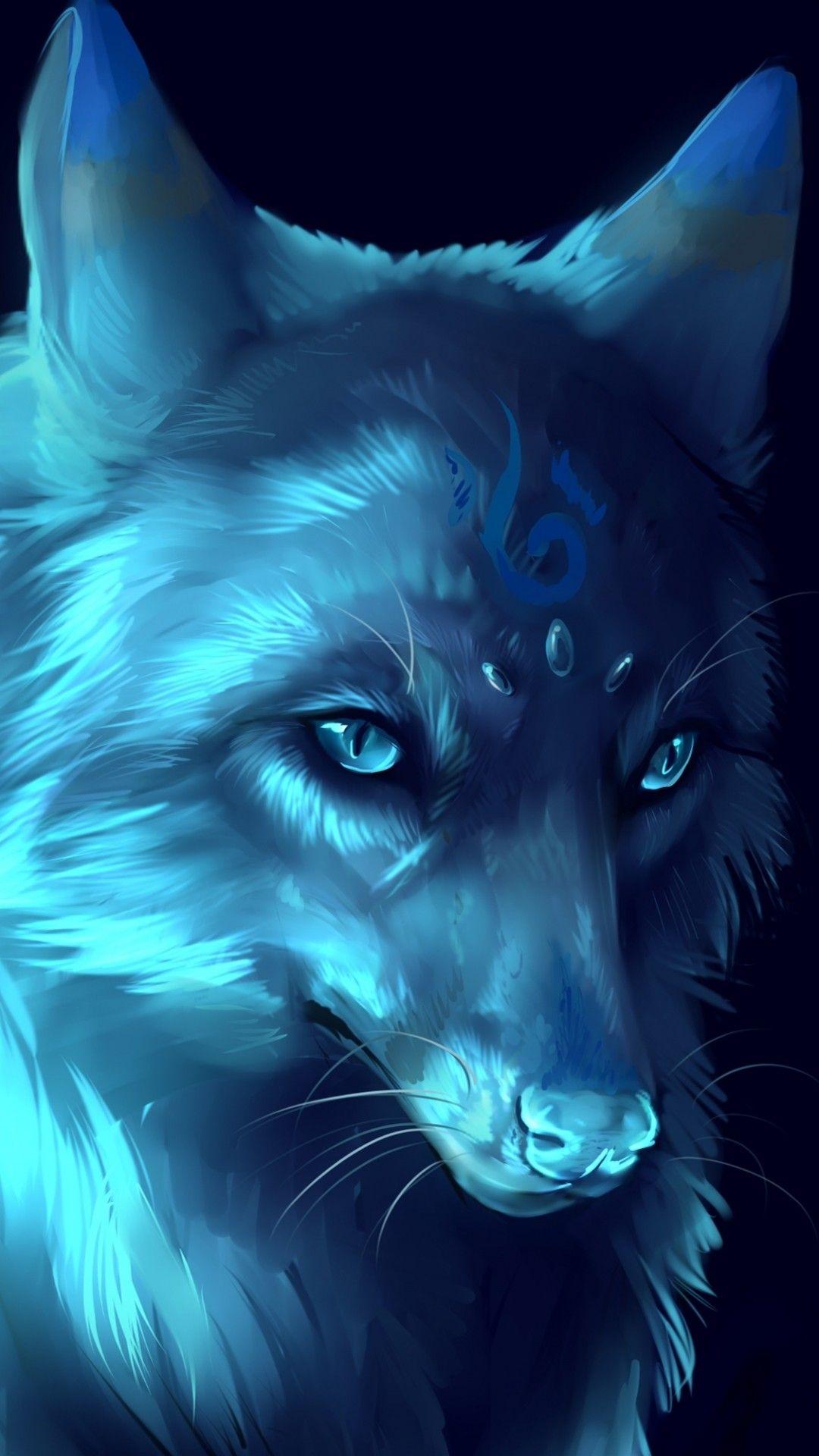 Wolf Neon Live Wallpaper Cool Background