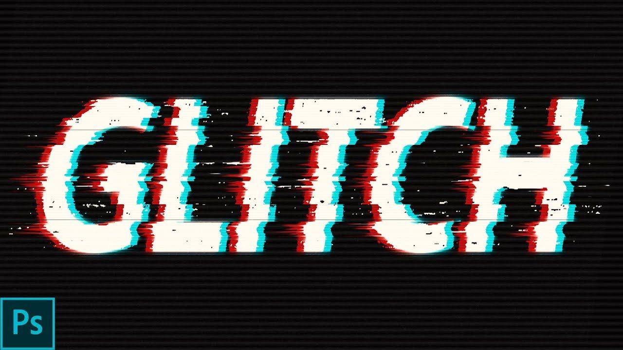 How To Make Glitch text in Photohop. How To Create Awesome Text Glitch Effects