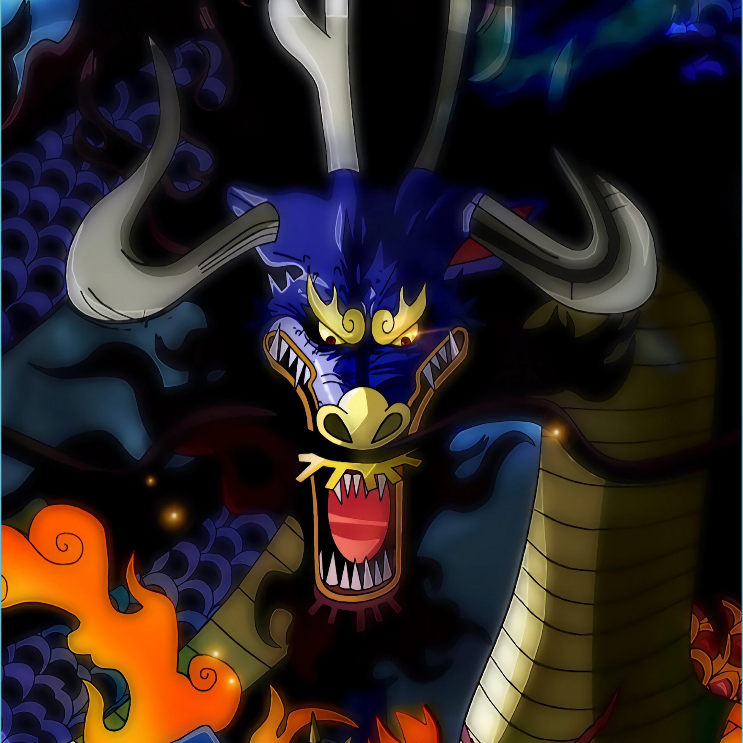 Luffy Kaido Wallpaper