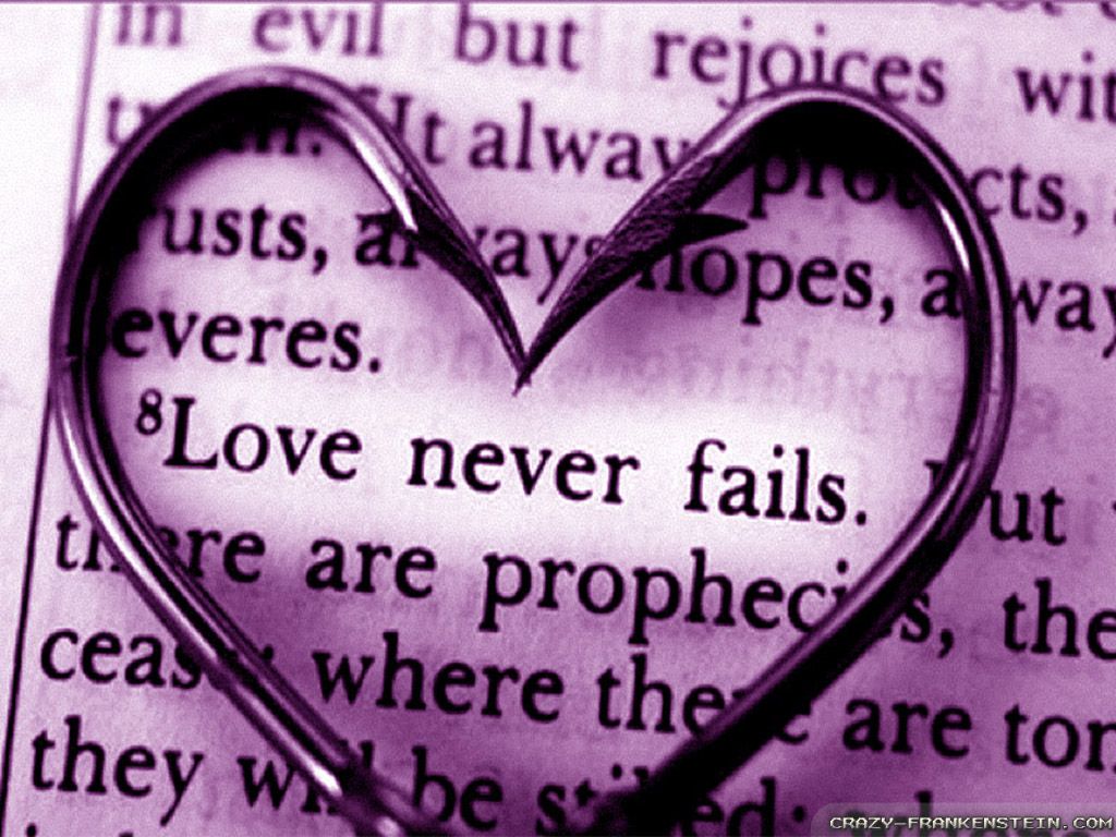 Romantic Words wallpaper