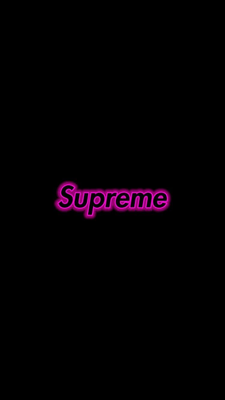 LiftedMiles #Supreme #SupremeWallpaper #SupremeStreetWear XIST. Supreme wallpaper, Neon logo, Supreme iphone wallpaper