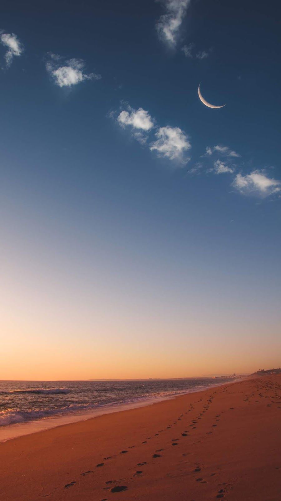 Aesthetic Background Pastel Beach. Sky aesthetic, Aesthetic background, Night sky wallpaper