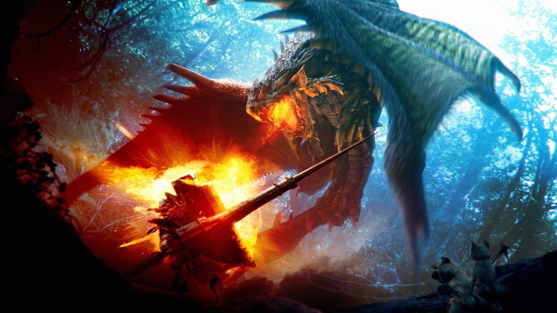 Fire breathing dragon wallpaper. Fire breathing dragon, Fantasy dragon, Red dragon