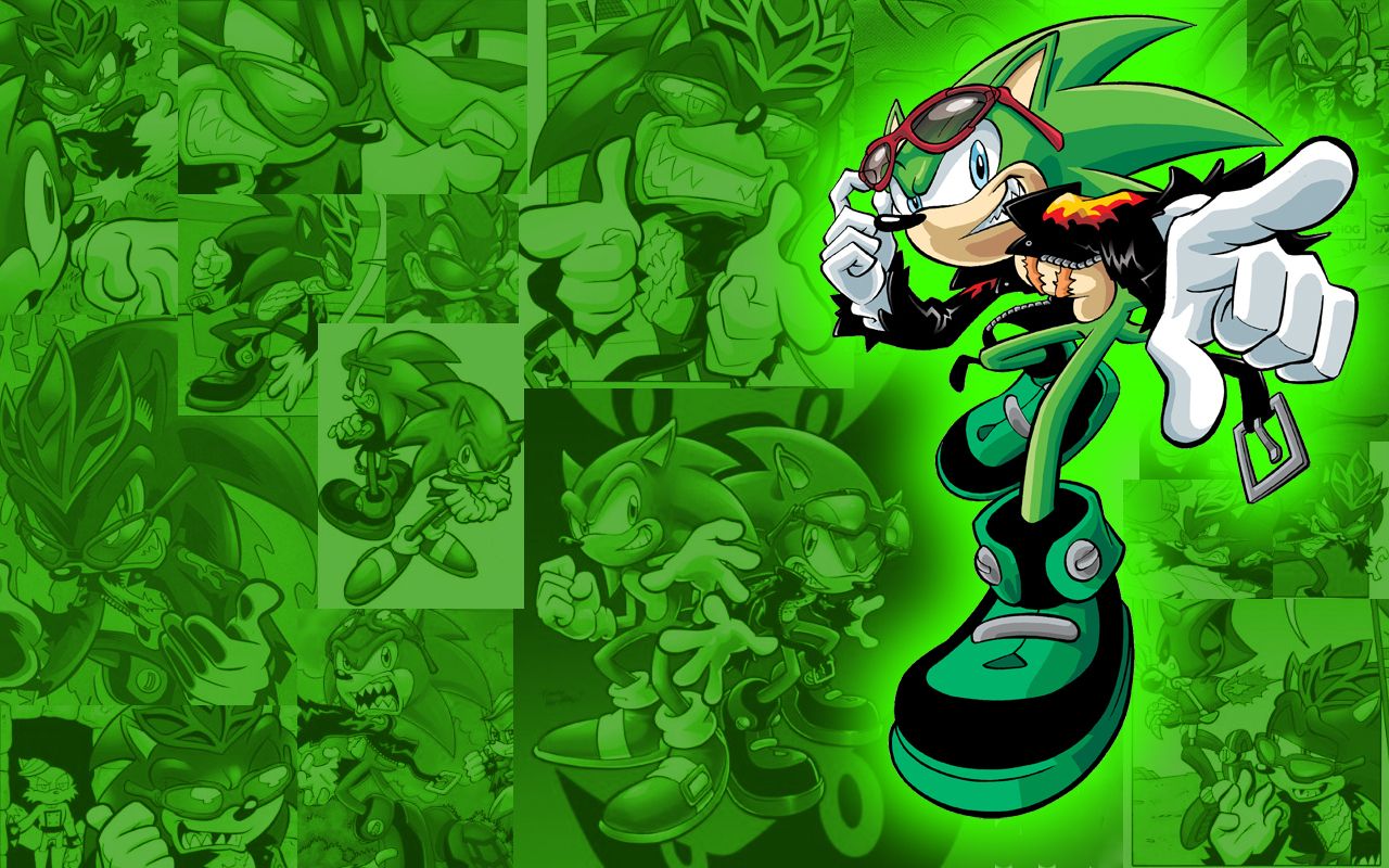 Scourge The Hedgehog Green Scourge The Hedgehog Wallpaper