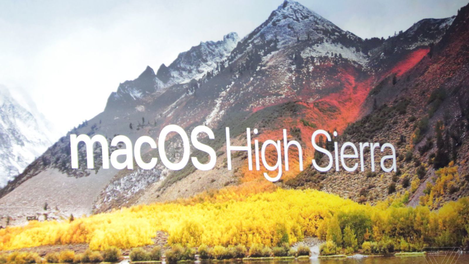 Apple's new version of macOS is called High Sierra