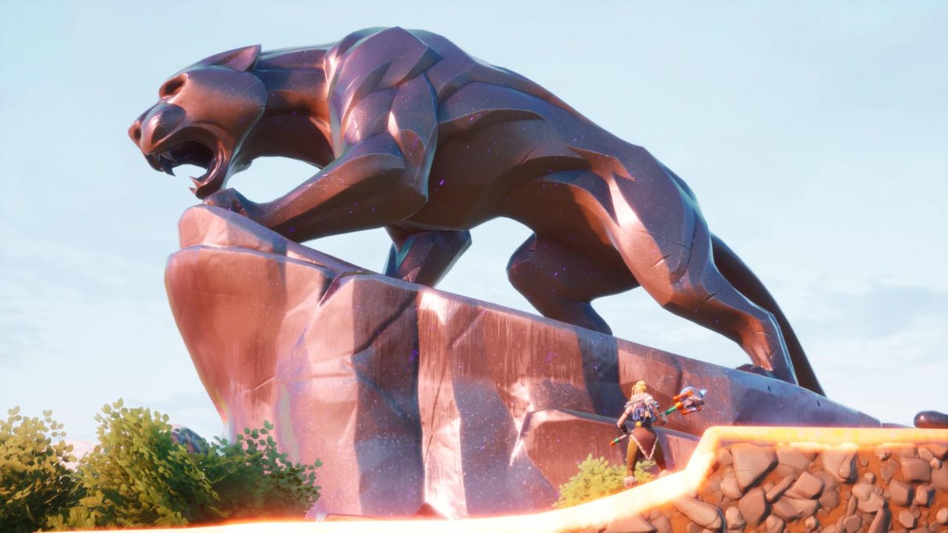 Fortnite's Black Panther statue becomes an impromptu memorial. Rock Paper Shotgun