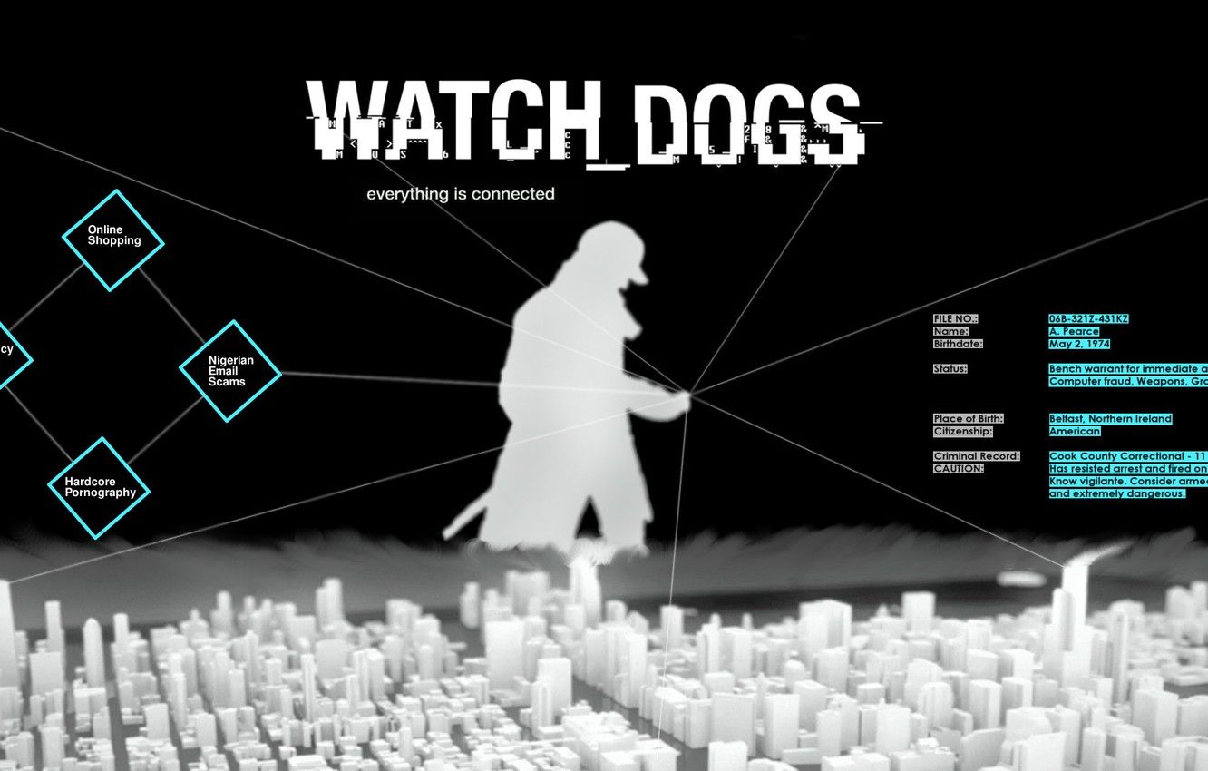Wallpaper dogs, Watch, everything is connected image for desktop, section игры