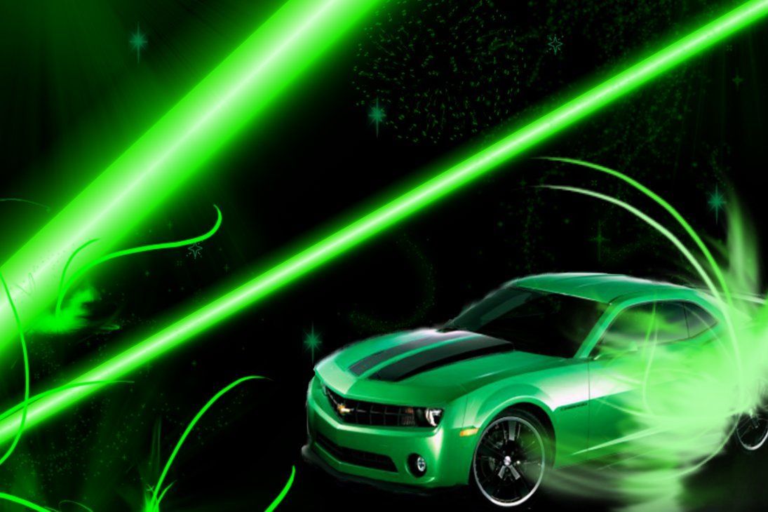 Green Camaro Wallpaper Free Green Camaro Background