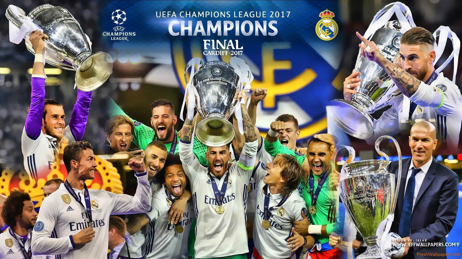 Real Madrid Champions League Winners 2017 wallpaper