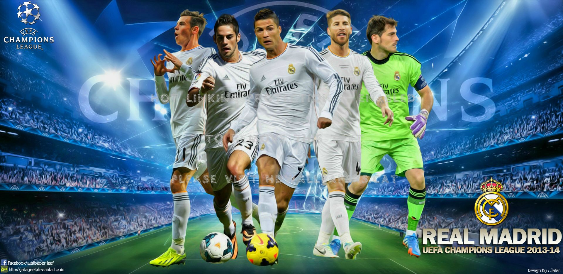 real madrid champions league wallpaper cr7