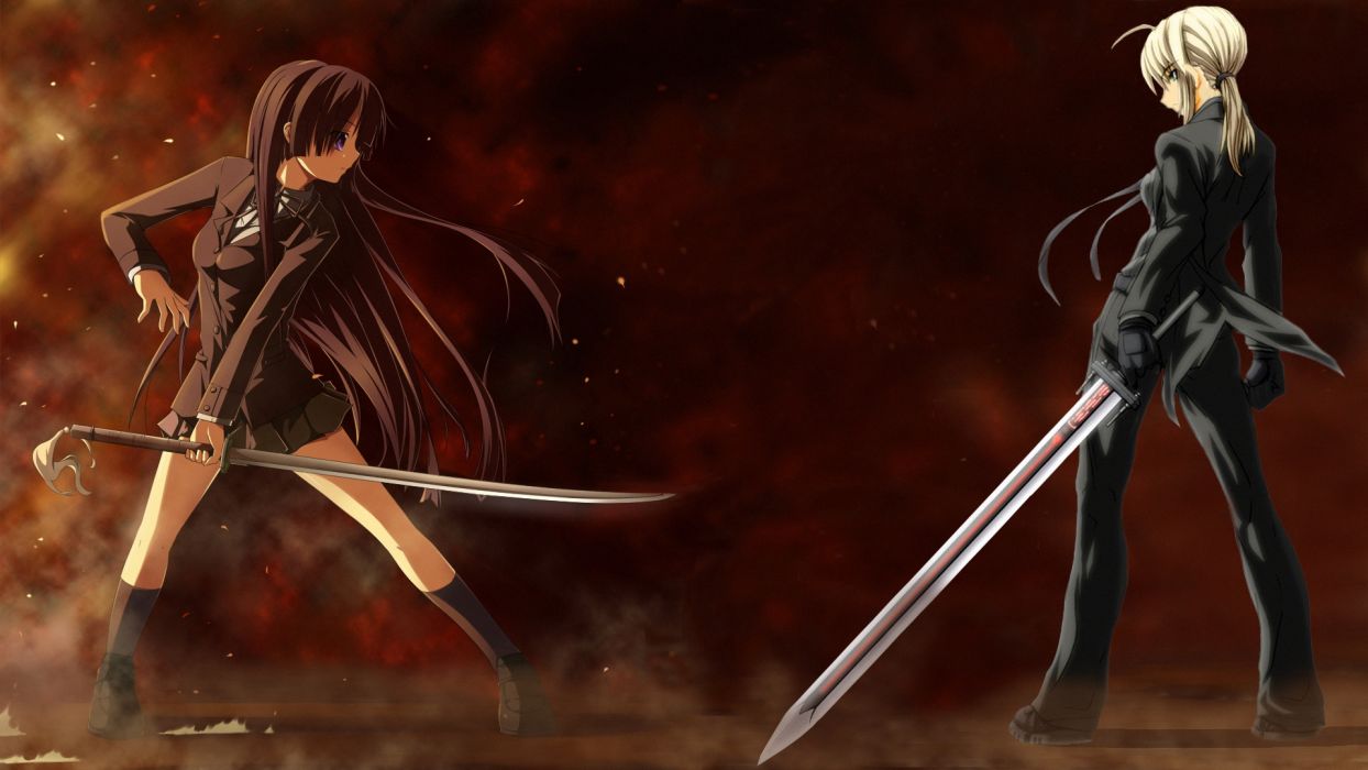 Anime Sword Katana Saber Arturia Pendragon Fate Stay Night wallpaperx1080