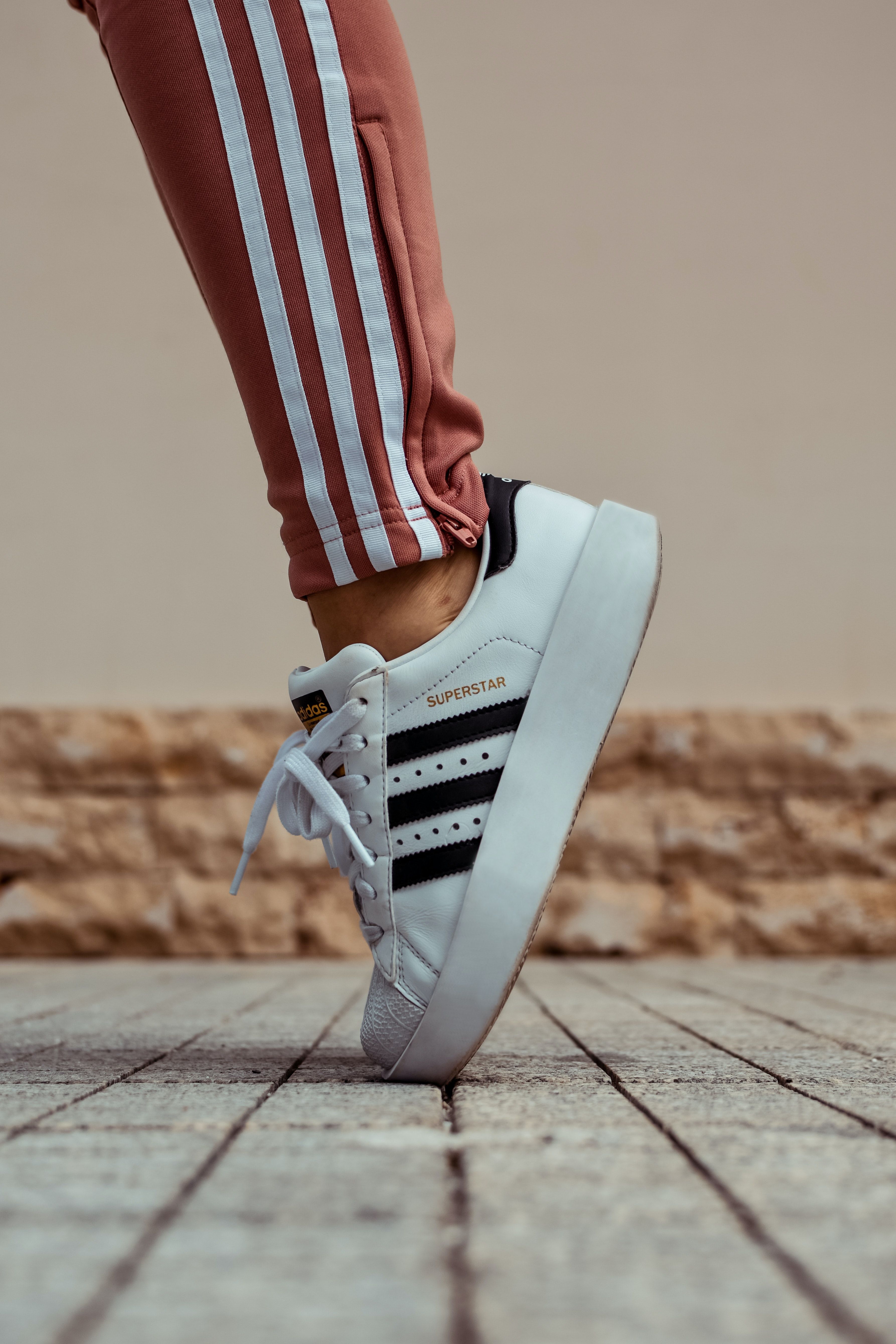 Close Up Photo Of Adidas Shoes · Free