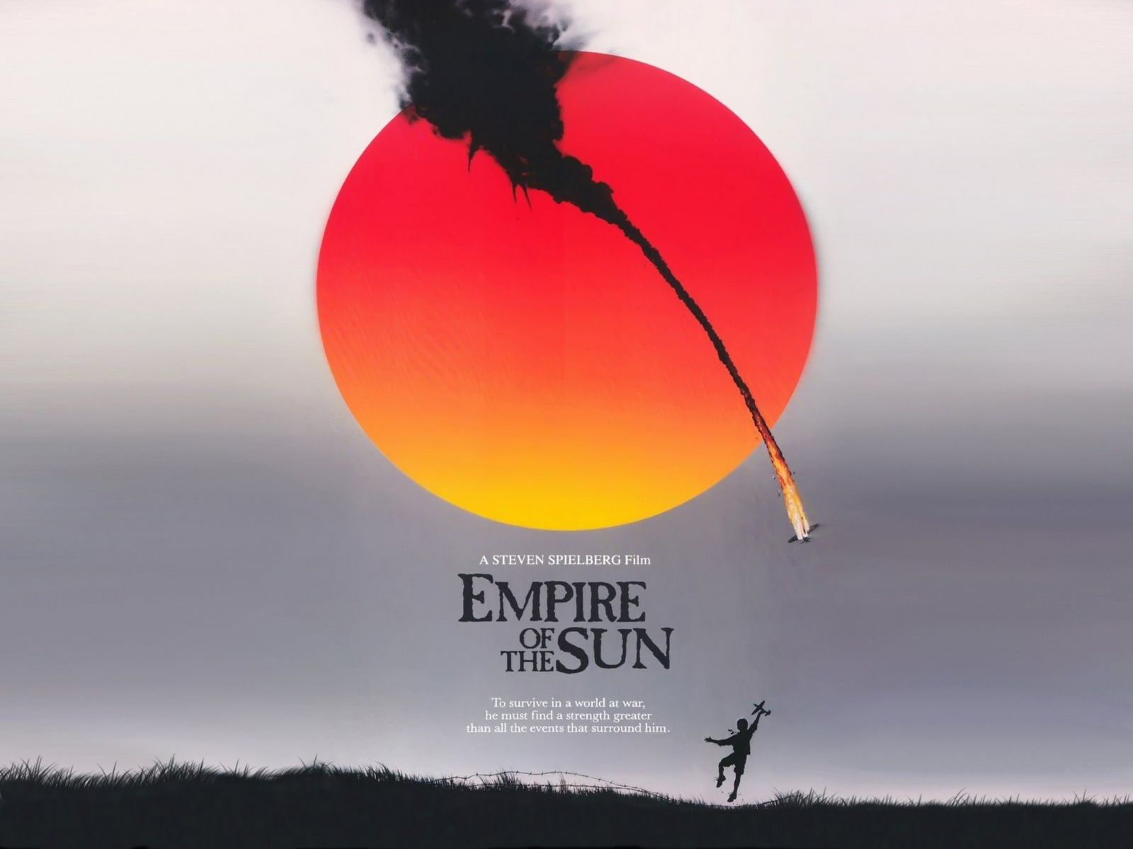 Empire Of The Sun poster, starring 11 year old Christian Bale