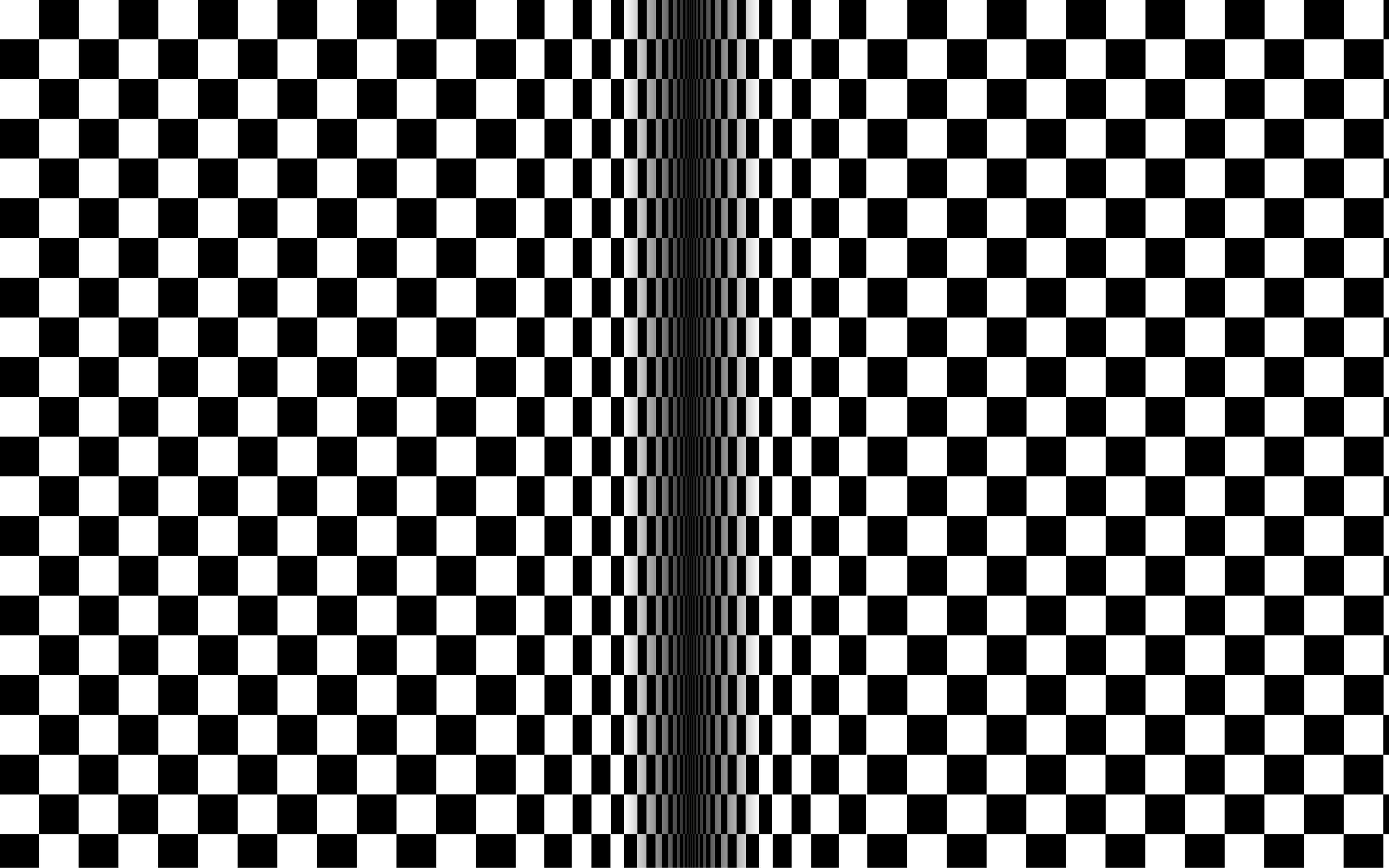 Download wallpaper 3840x2400 optical illusion, illusion, bw, lines, cubes, movement 4k ultra HD 16:10 HD background