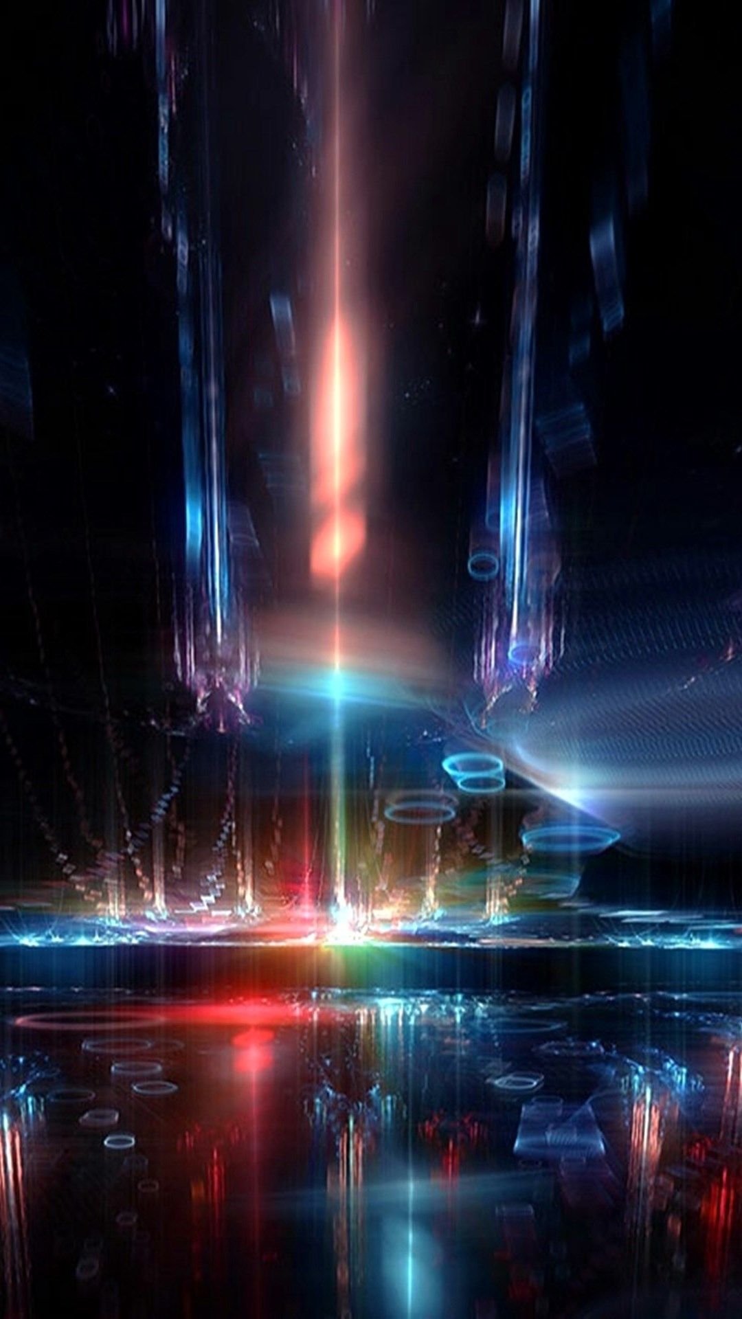 Space Ship Interior Neon Lights iPhone 6 Plus HD Wallpaper HD