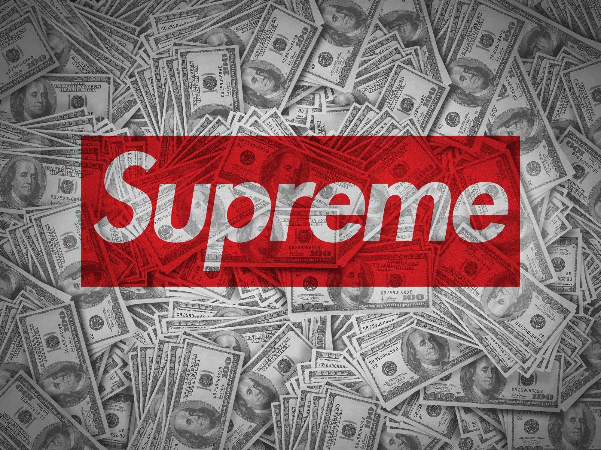 Supreme Money Wallpaper Free Supreme Money Background