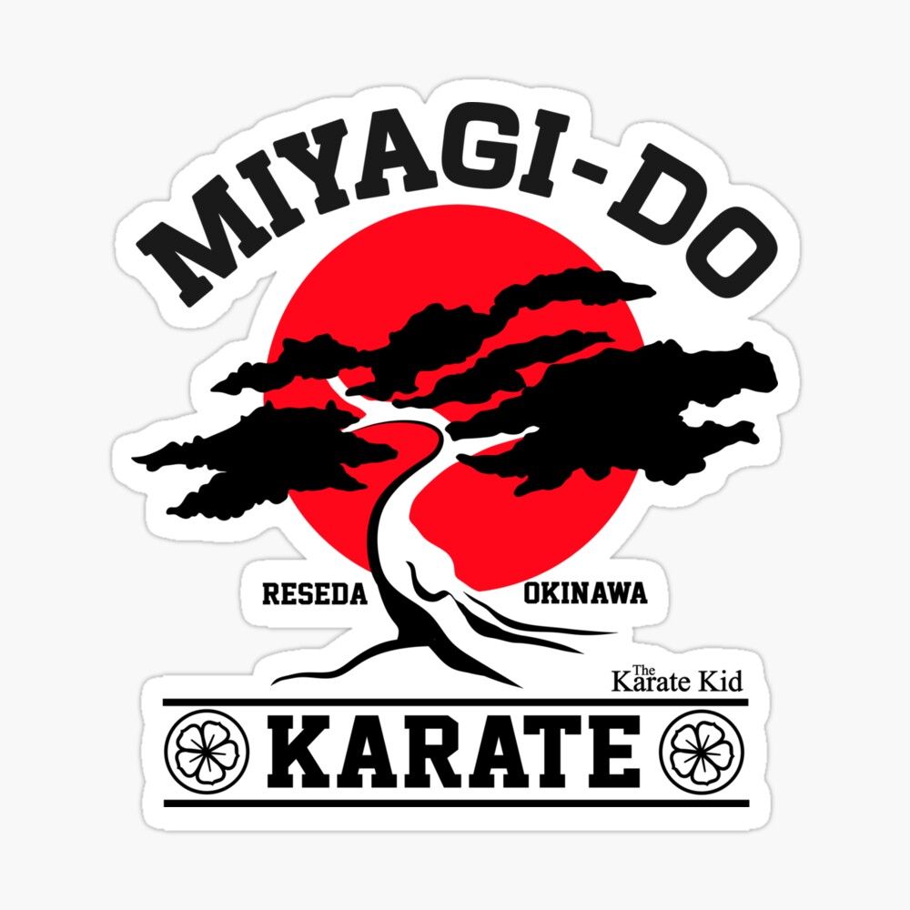 Karate Kid Do' Sticker By SergeantSwagger. Karate Kid, Karate Stickers, Miyagi
