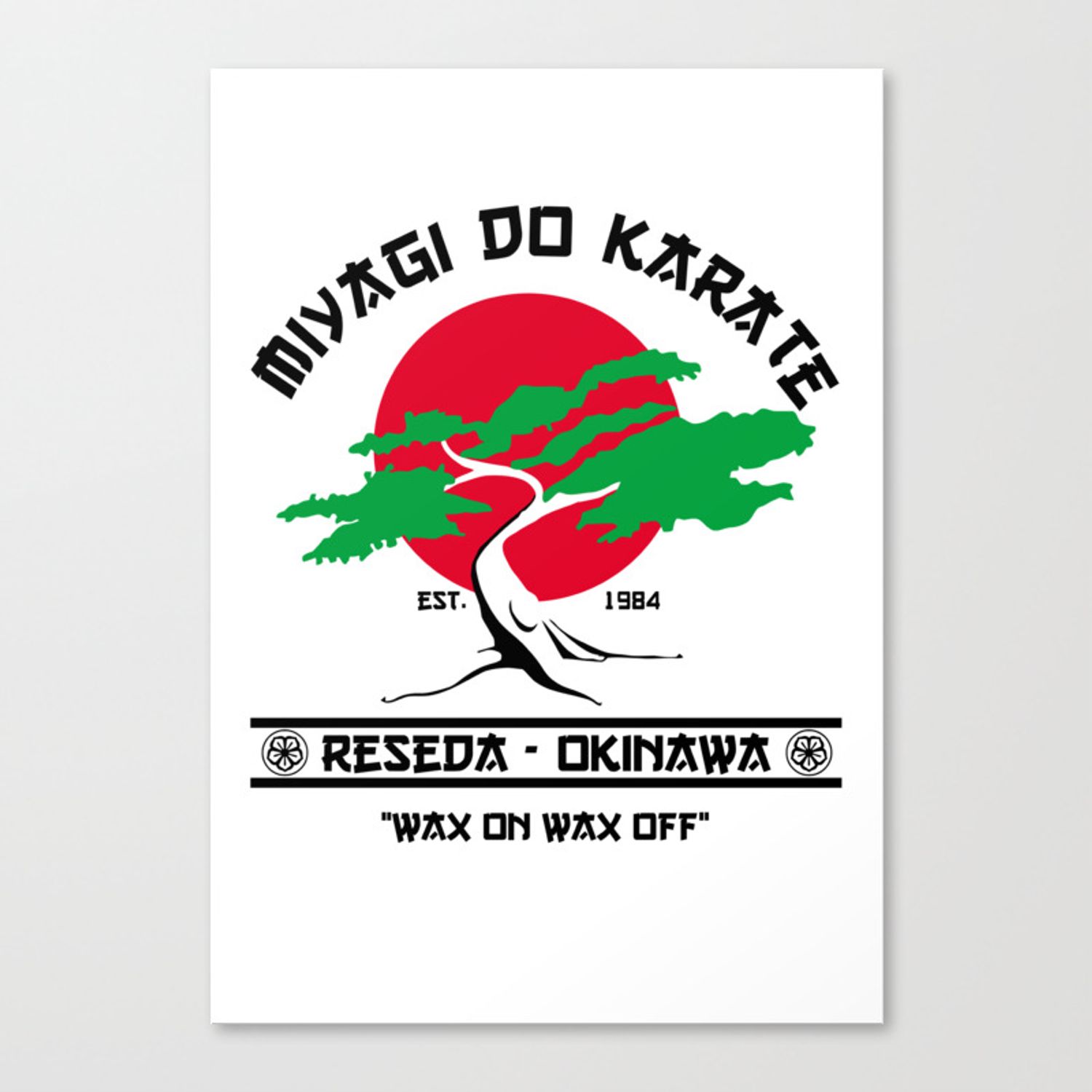 Miyagi do karate Canvas Print
