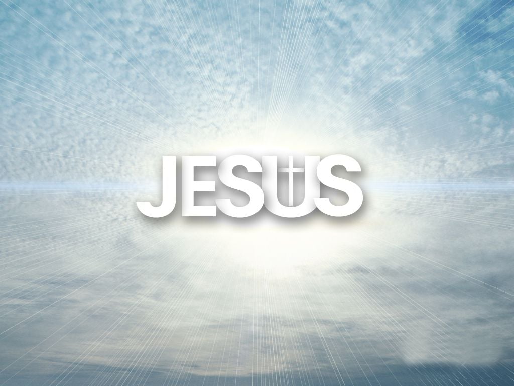 jesus christ name. Jesus Christ Word Sky HD Wallpaper With Resolutions 1024×768 Pixel. Jesus é o senhor, Jesus é, Frases de bom dia