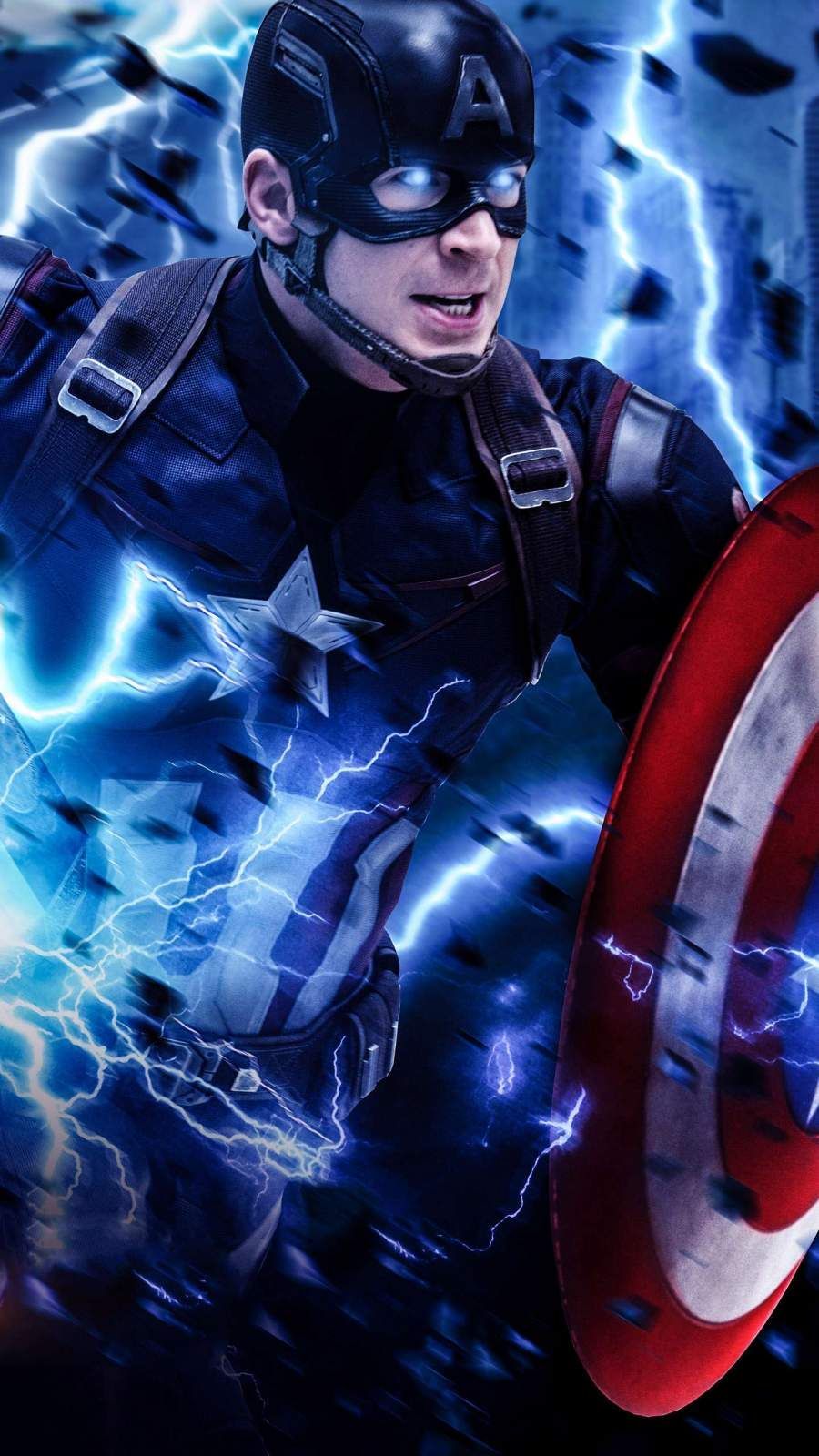 Captain America Thor Hammer Thunder IPhone Wallpaper. Captain america wallpaper, Marvel superhero posters, Marvel captain america