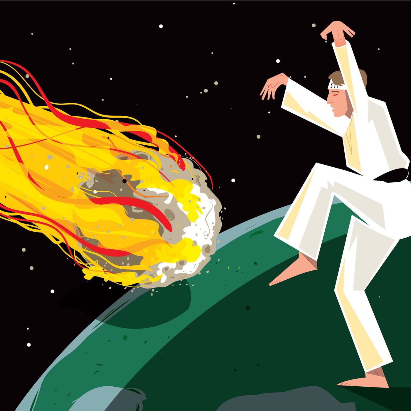 The 'Karate Kid' Crane Kick vs. the 'Deep Impact' Comet: Which Had the Bigger Impact?
