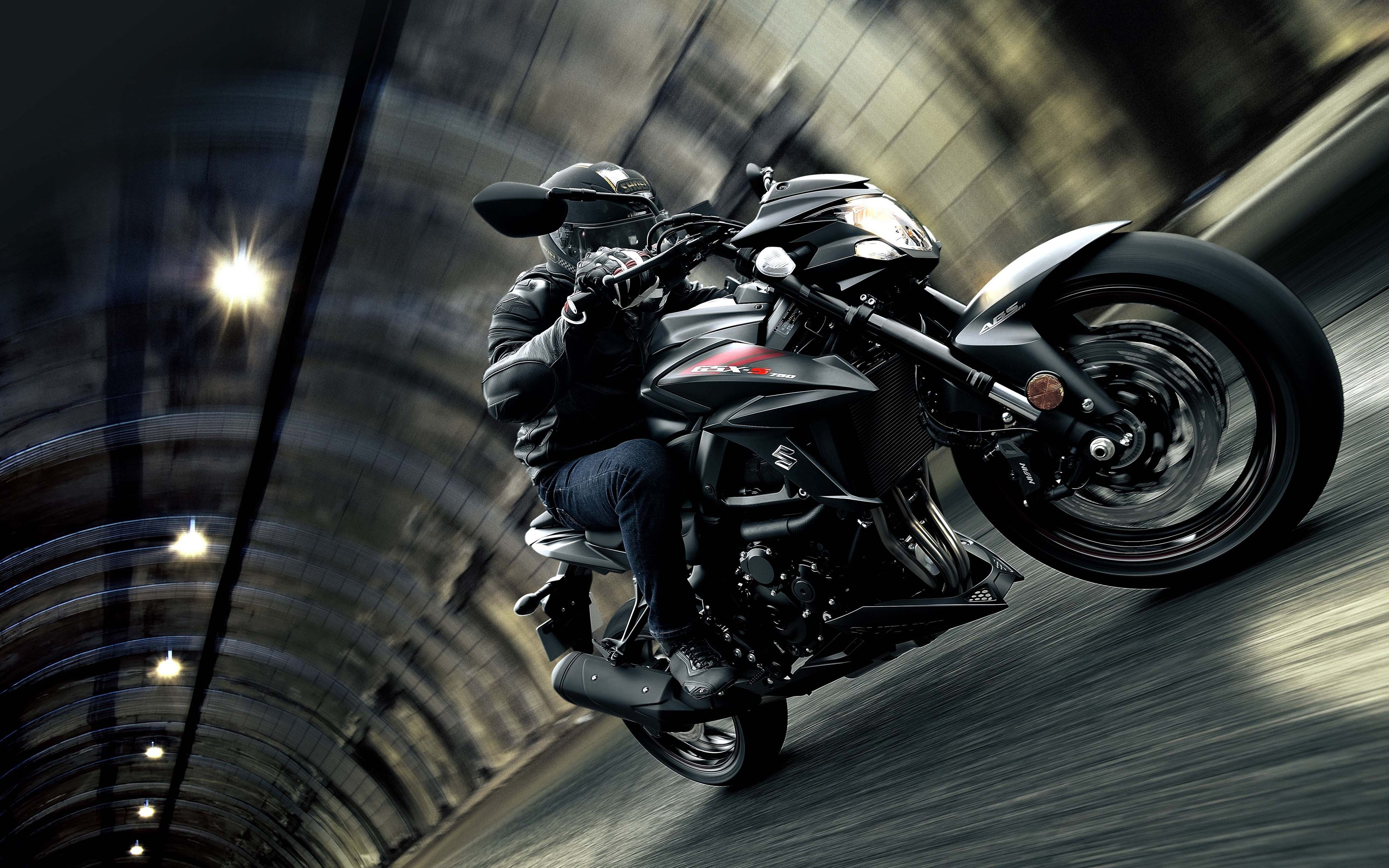 Descargar Fondos De Pantalla Suzuki GSX S750, 4k, 2018 Motos, Moteros, Superbikes, Nueva GSX S750, Suzuki Monitor Con Una Resolución 3840x2400. Imagenes De Escritorio