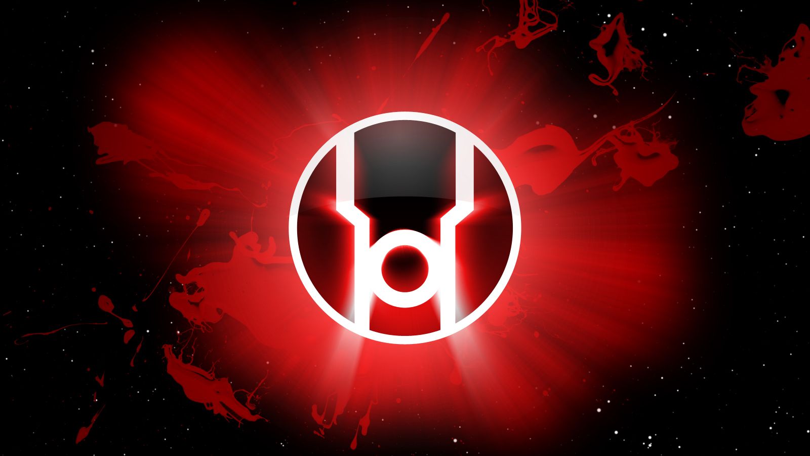 Red Lantern Corps Logo HD Wallpaper