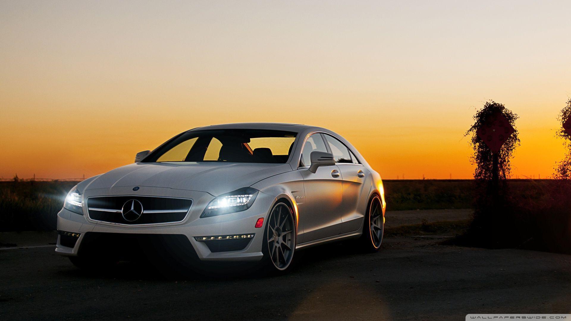 Mercedes Benz Luxury Car HD Desktop Wallpaper, Widescreen, High