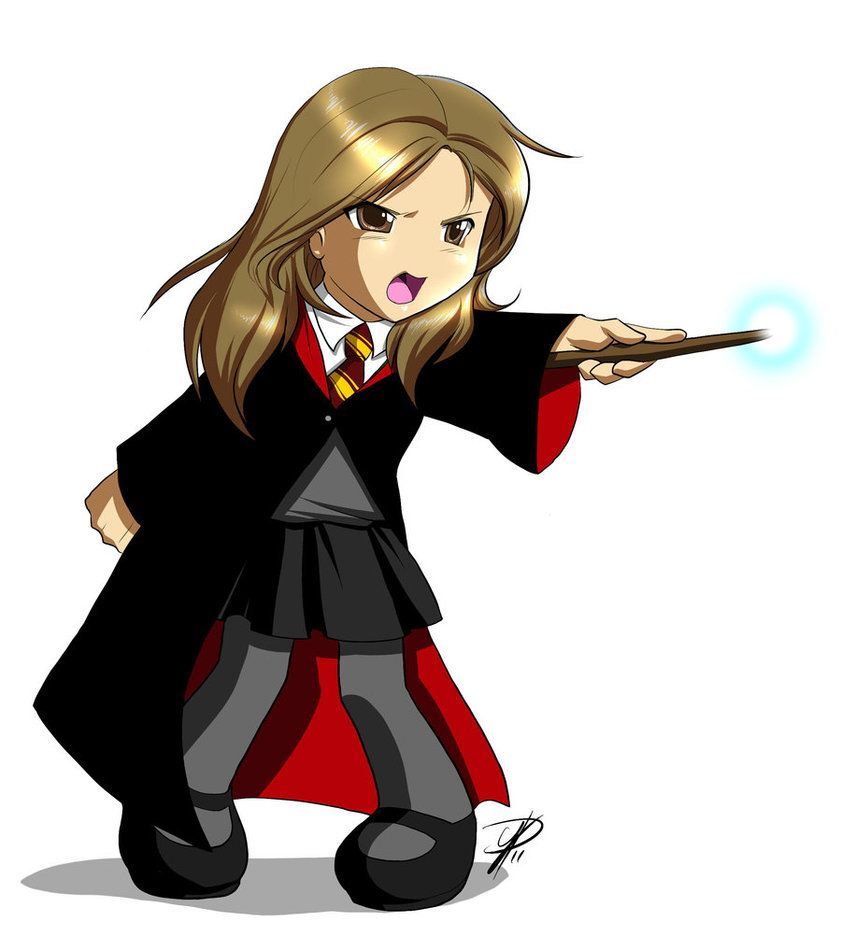 Hermione Chibi by Yamer. Harry potter clip art, Harry potter artwork, Harry potter fan art