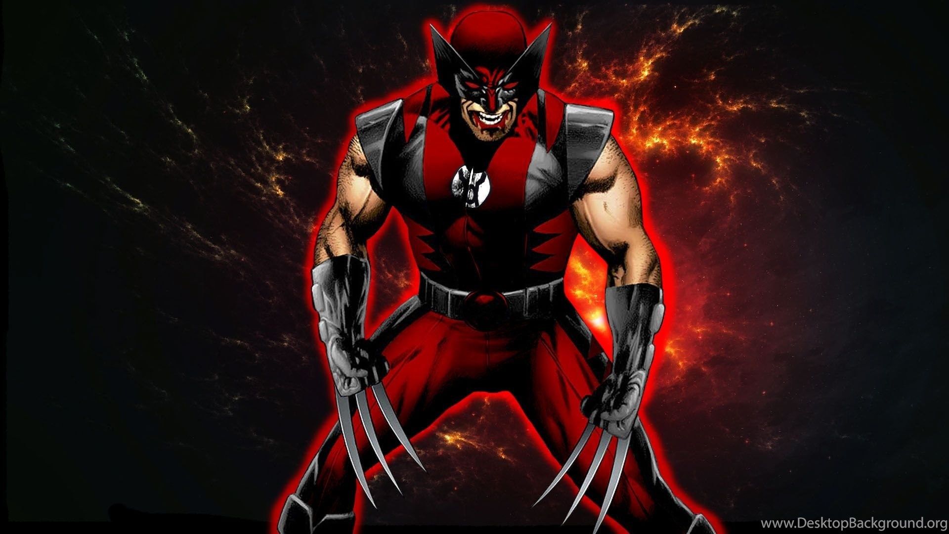Red Lantern Wolverine By 666Darks Desktop Background