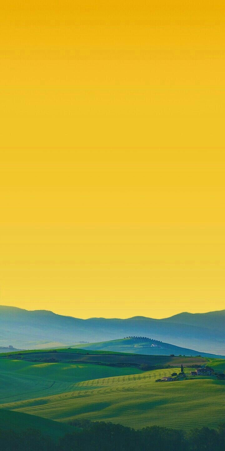 Yellow Aesthetic Landscape Wallpapers - Wallpaper Cave