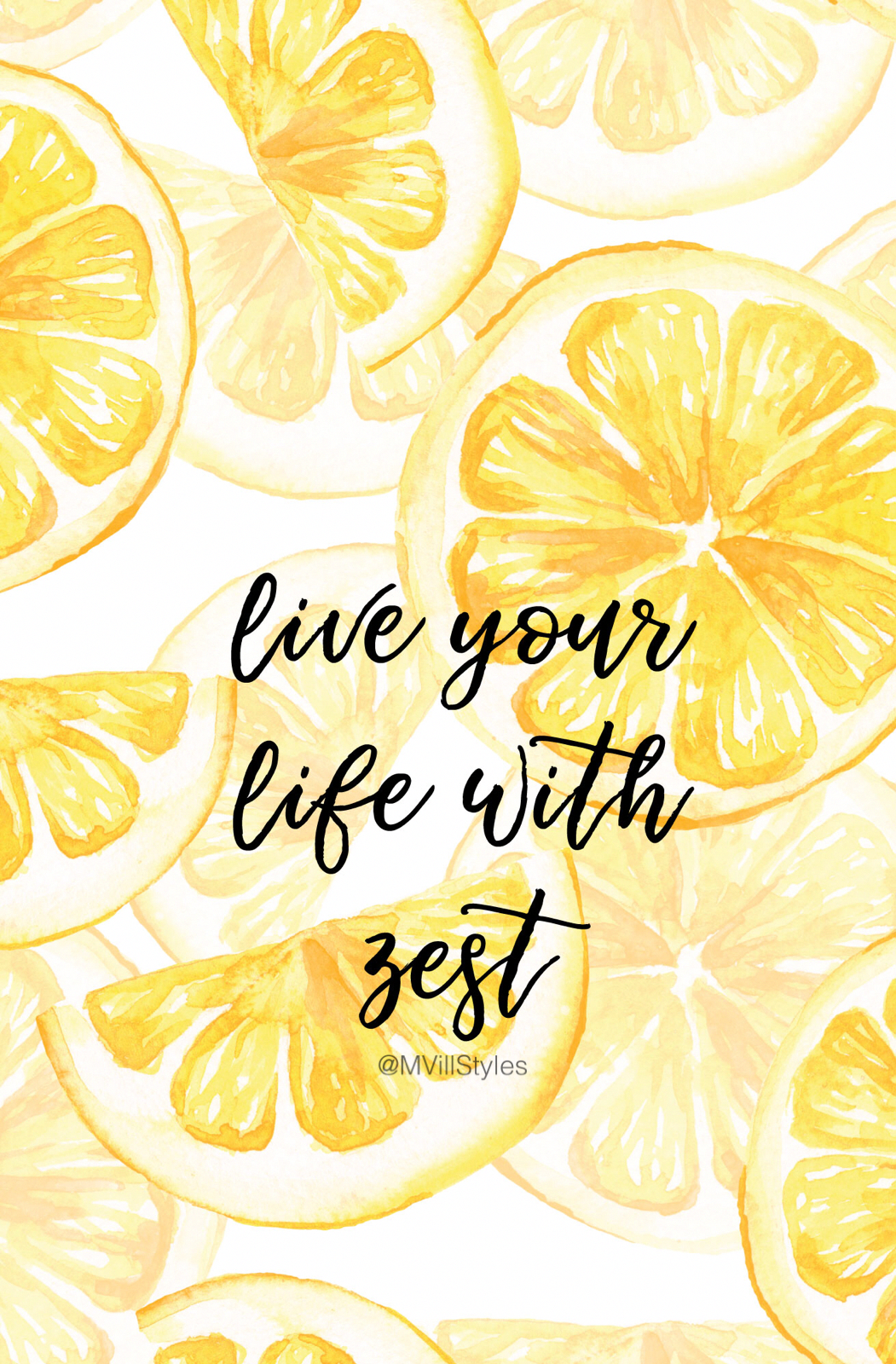 Live Your Life with Zest Lemon iPhone wallpaper #iphonewallpaper. Summer wallpaper, Phone wallpaper, Fruit wallpaper