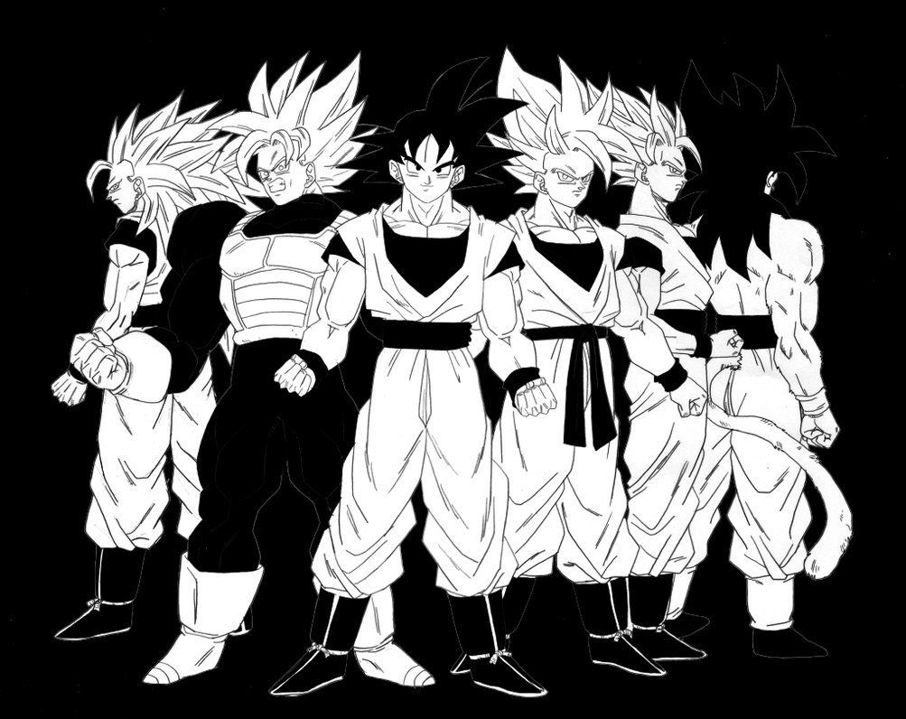 Goku Black And White Wallpapers Top Goku Black And.