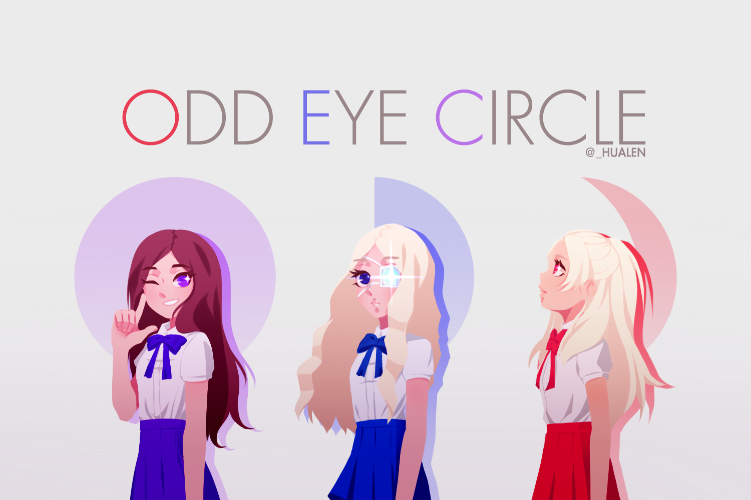 Odd Eye Circle fanart I drew!
