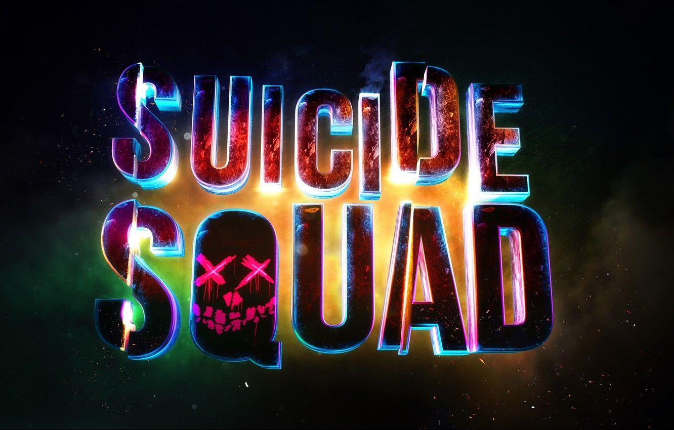 Wallpaper rendering, logo, high resolution, bright, cinema4d, suicide squad, suicide squad image for desktop, section рендеринг