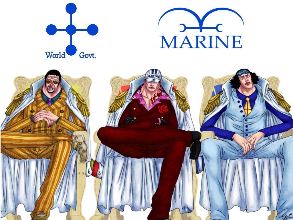 Who Are The 3 Admirals In One Piece